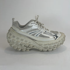 Balenciaga Eggshell Contrast Defender Lowtop Sneakers