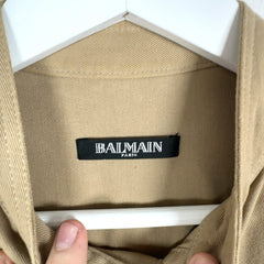 Balmain 'Sahara' Embroidered Patch Jacket