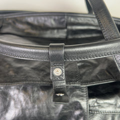 Bottega Veneta Leather Weekender Bag