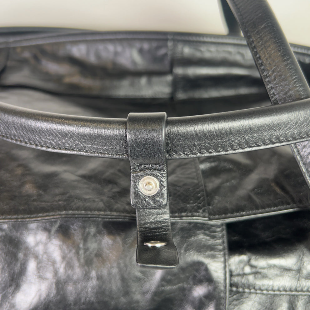 Bottega Veneta Leather Weekender Bag