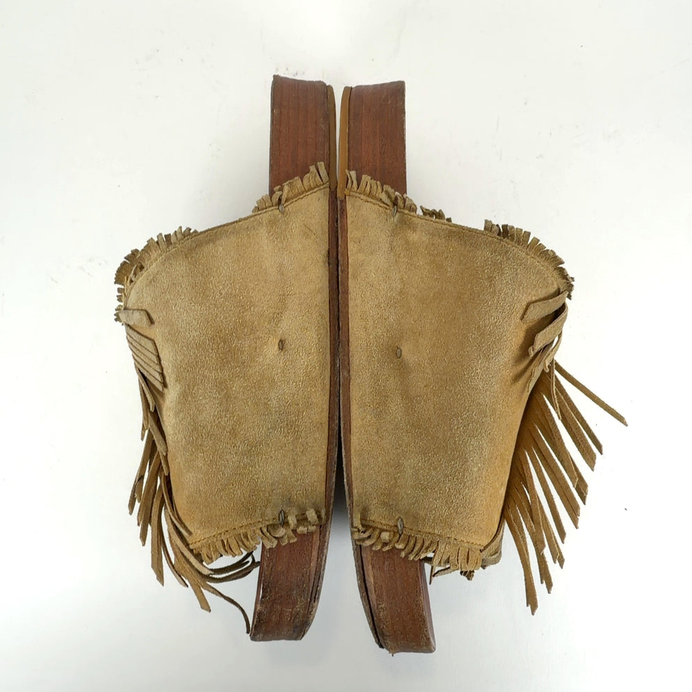 Visvim Suede Christo Shaman Fringed Sandals