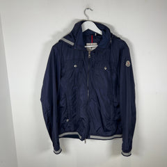Moncler Cargo Cargo Zip-Up Nylon Hoodie