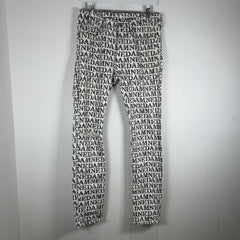 Hysteric Glamour 'Damned' Allover Script Jeans