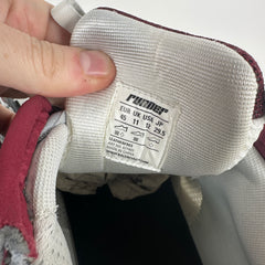 Balenciaga Maroon Track Runner Size 12