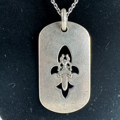 Chrome Hearts Dagger Dogtag