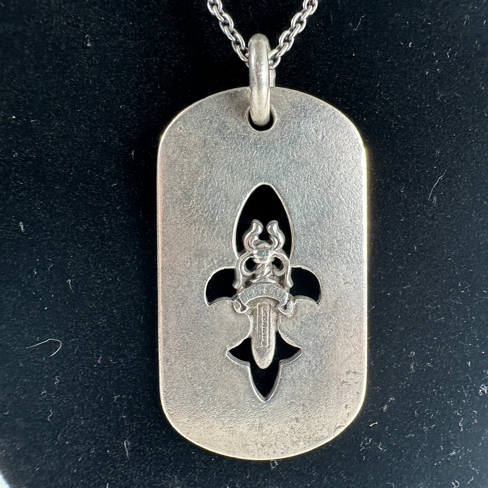 Chrome Hearts Dagger Dogtag