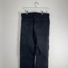 Satoshi Nakamoto Enduro Padded Distressed Black Jeans