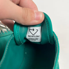 Prada Double Wheel Green Re-Nylon Sneakers Size 38.5