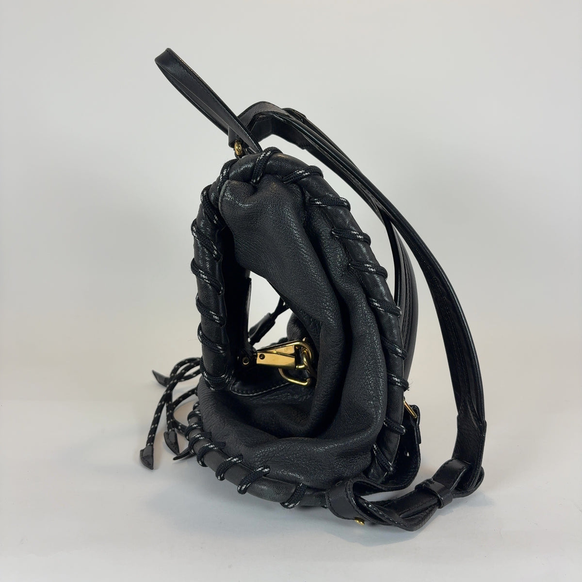 Acne Studios Rope Jungle Leather Backpack