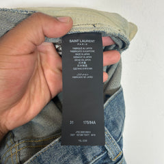 Saint Laurent D02 Blue Wash Jeans Size 31