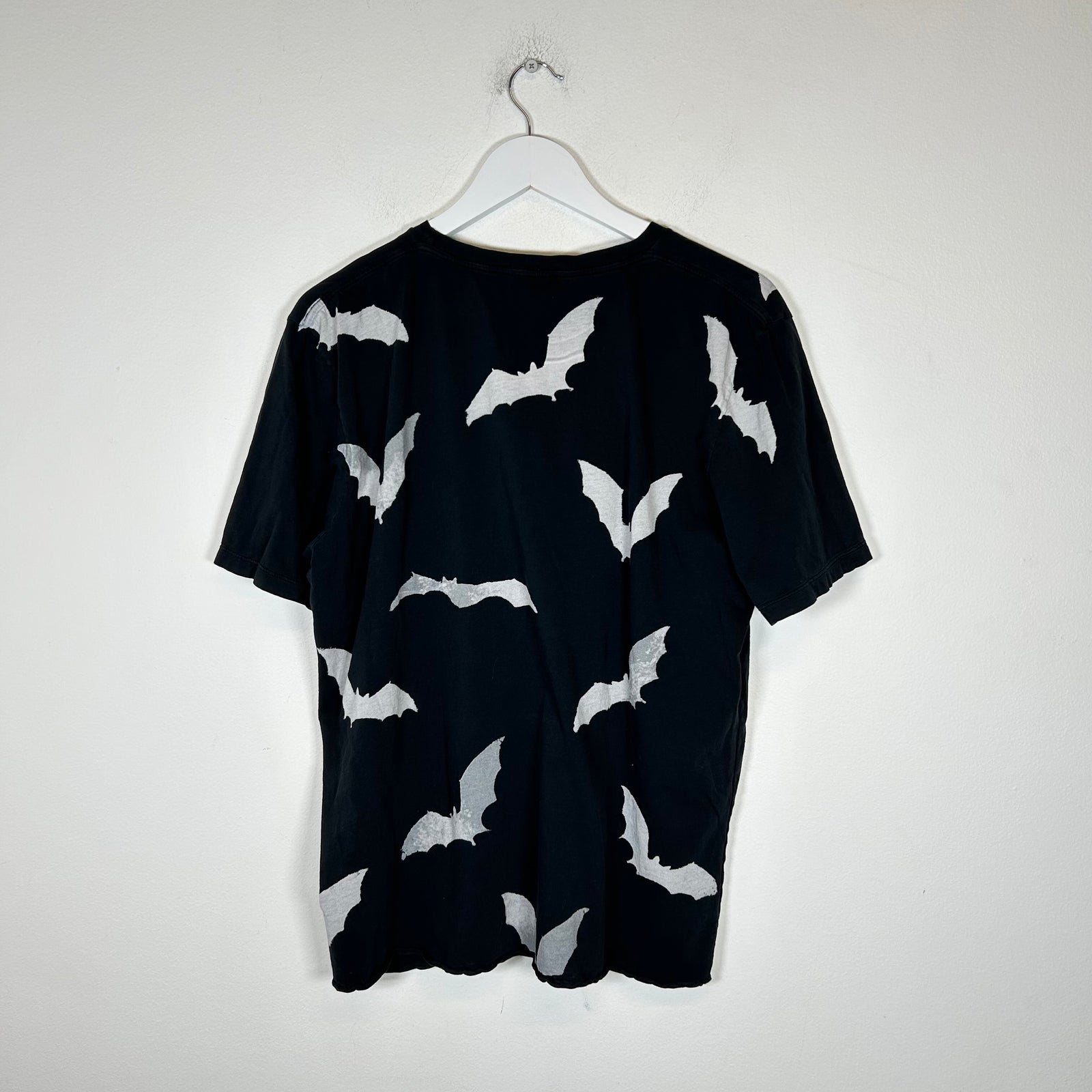 Saint Laurent Paris Black Bat Print Tee Size L