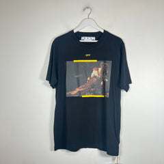 Off White Black Caravaggio T-Shirt Size XL