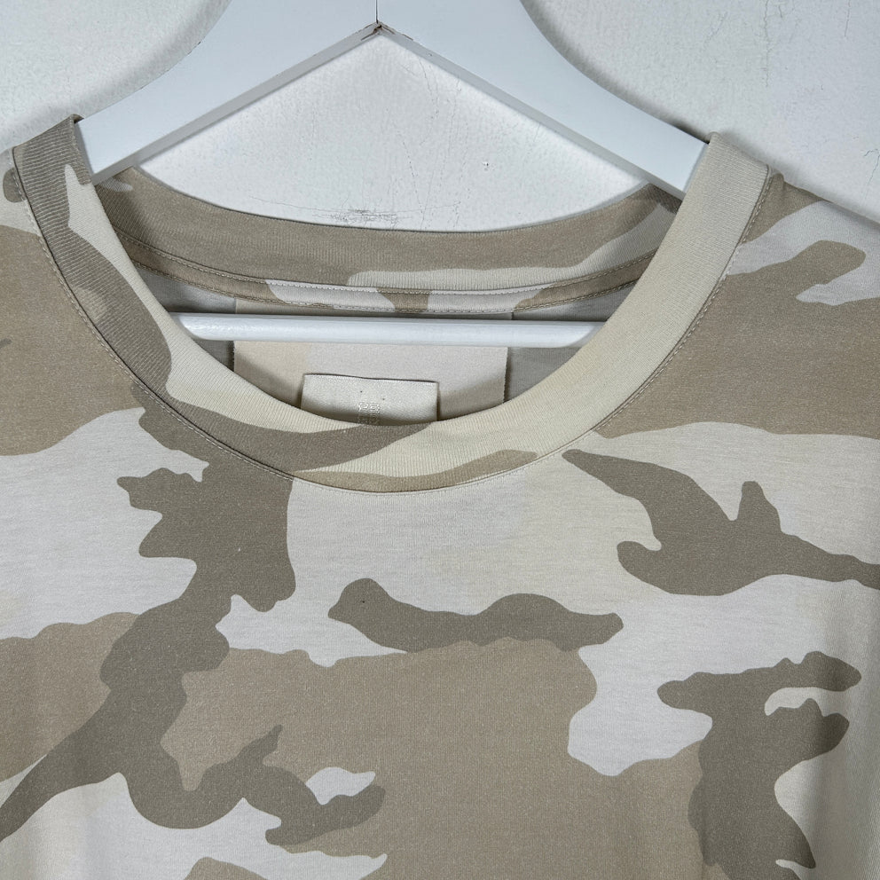 Givenchy Desert Camo Logo T-Shirt Size XL