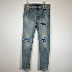 Amiri Mx-1 Blue Patch Jeans Size 40