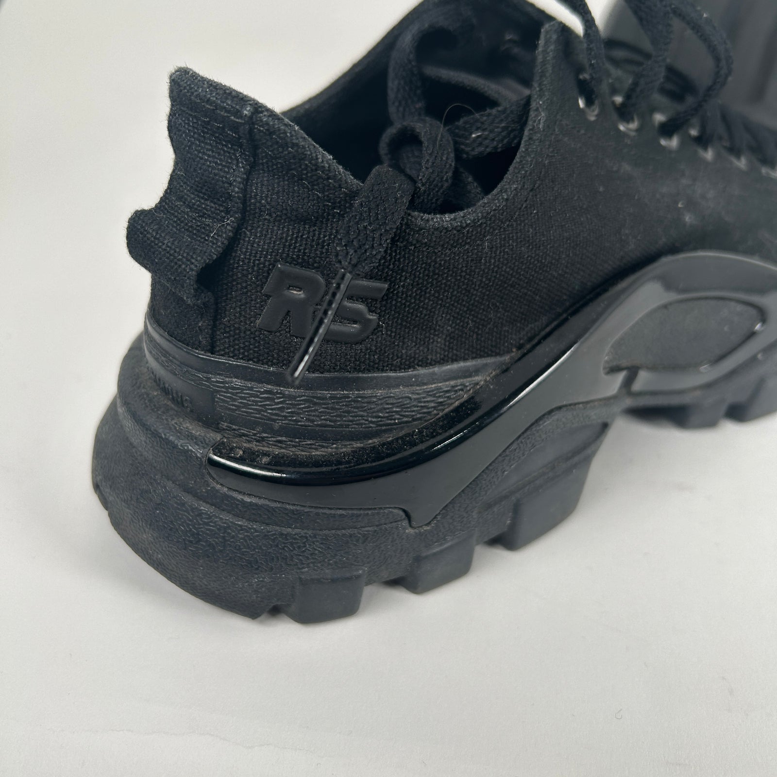 Raf Simons Black Low Tops