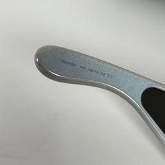 Loewe Wave Anagram Mask Silver Glitter Sunglasses