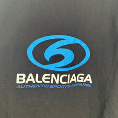 Balenciaga Surf Logo Graphic T-Shirt Size M