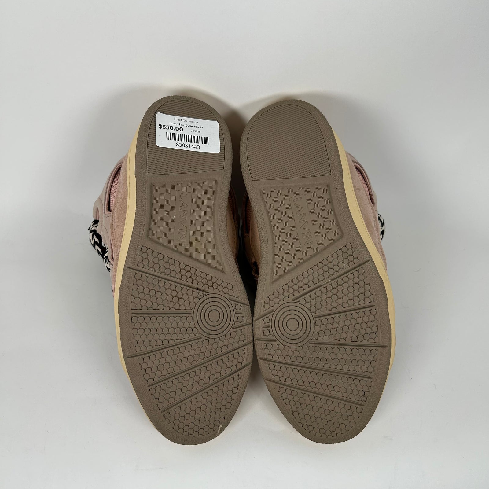 Lanvin Pink Curbs Size 43