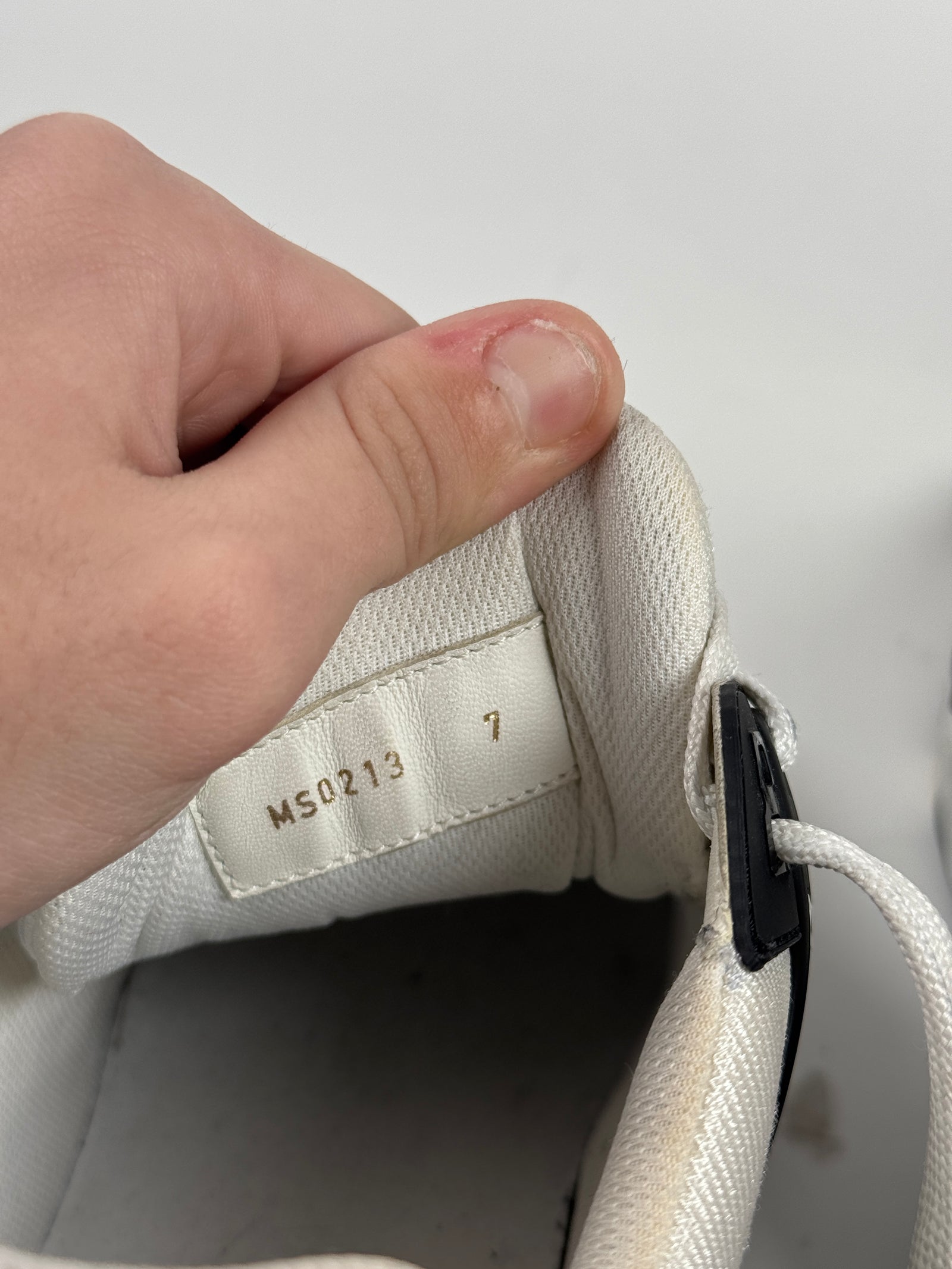 Louis Vuitton Denim Noir Trainer Size LV 7