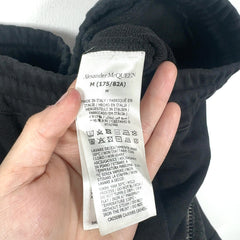 Alexander McQueen Black ZipperGraphic Sweat-Shorts