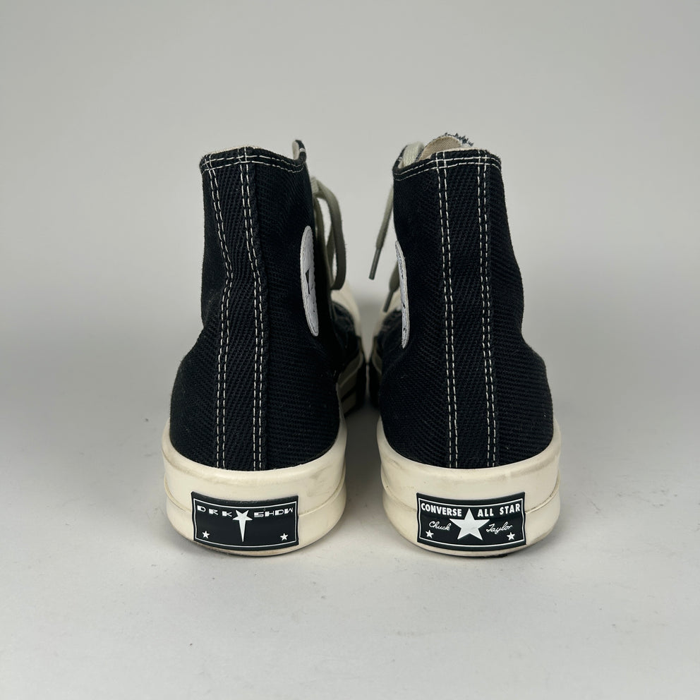 Rick Owens x Converse TurboDrk Hi Size 10