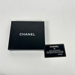 Chanel Black Lambskin Leather Mini Bi-Fold Wallet