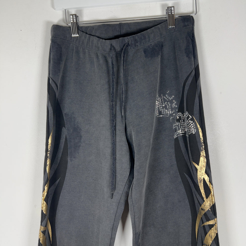 Balenciaga Tacky Tribal Rhinestone Sweatpants