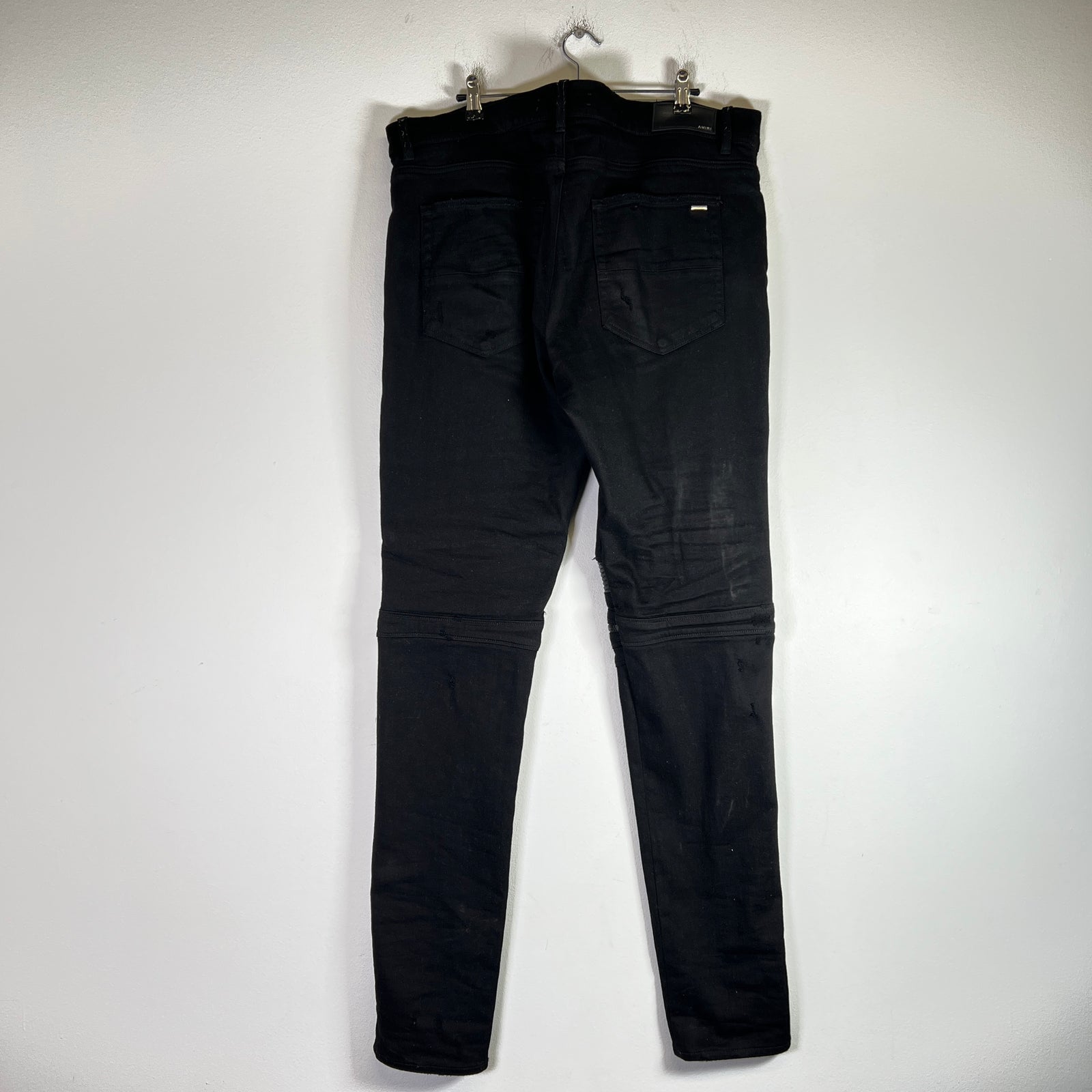 Amiri MX2 Biker Leather Patch Jeans