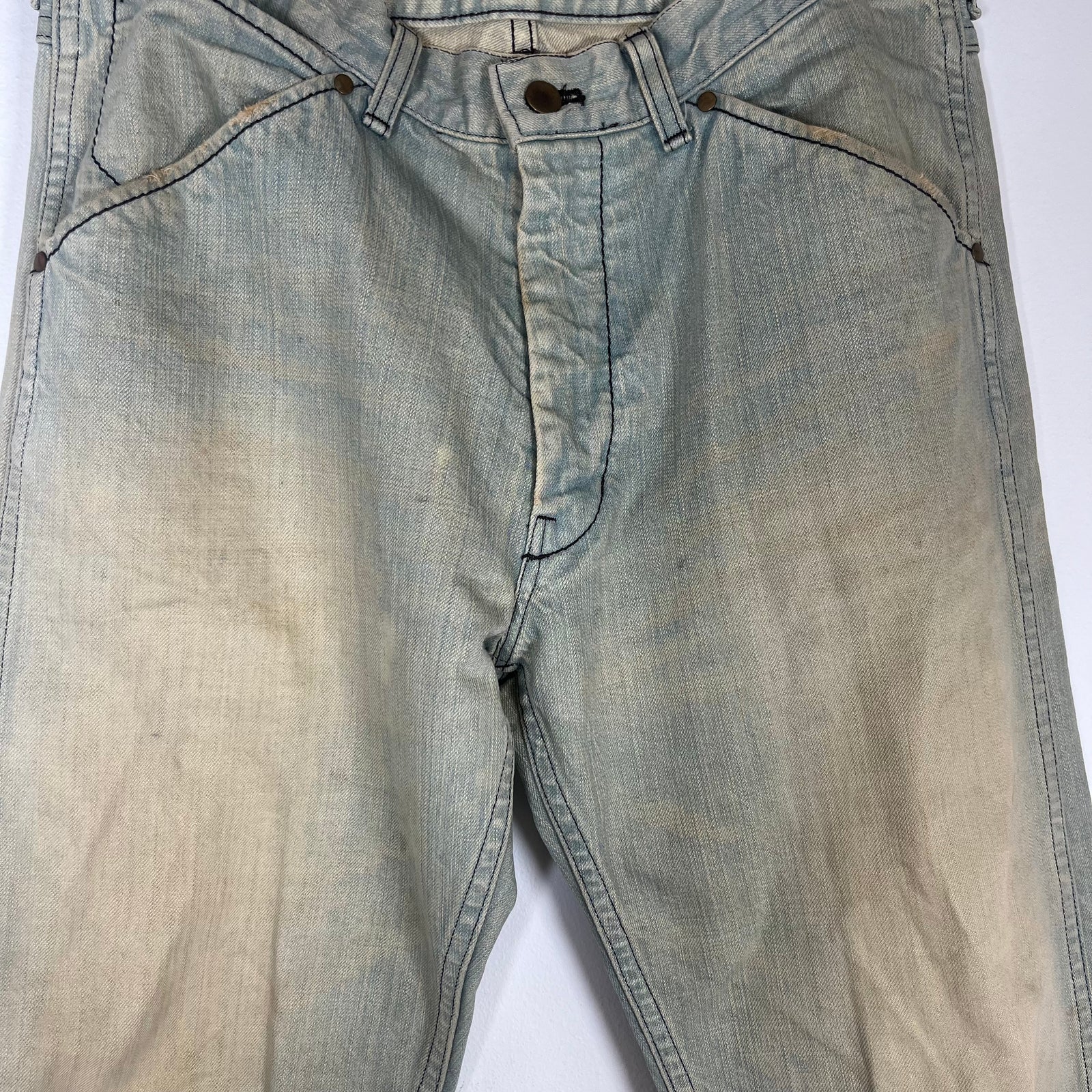 Number (N)ine AW02 "Nowhere Man" Sandwash Jeans Size 2