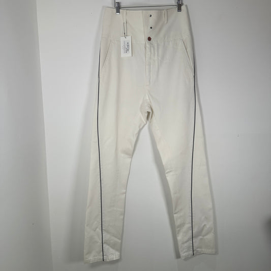 Vivienne Westwood Side Stripe White Pants Size 30