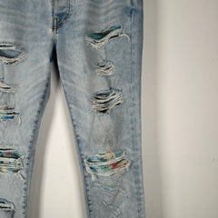 Amiri Tye Dye Patch MX1 Jeans Size 33
