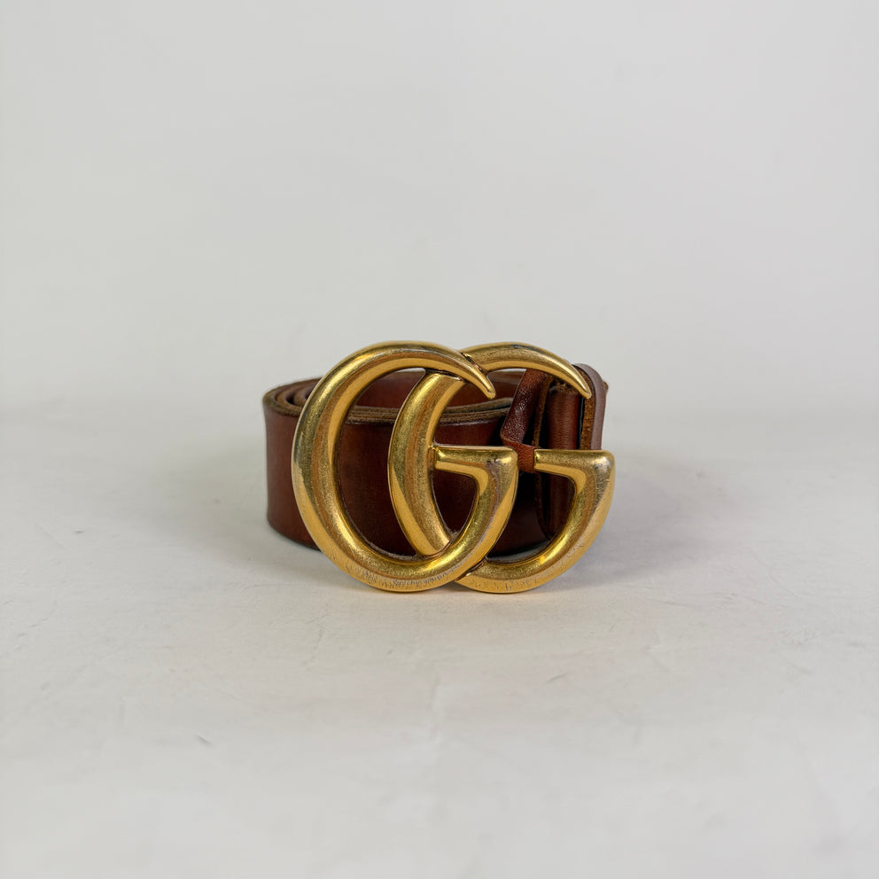Gucci GG Marmont Leather Belt