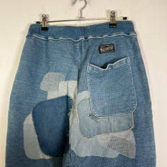 Kapital Patchwork Repair Denim Sweatpants Size 4