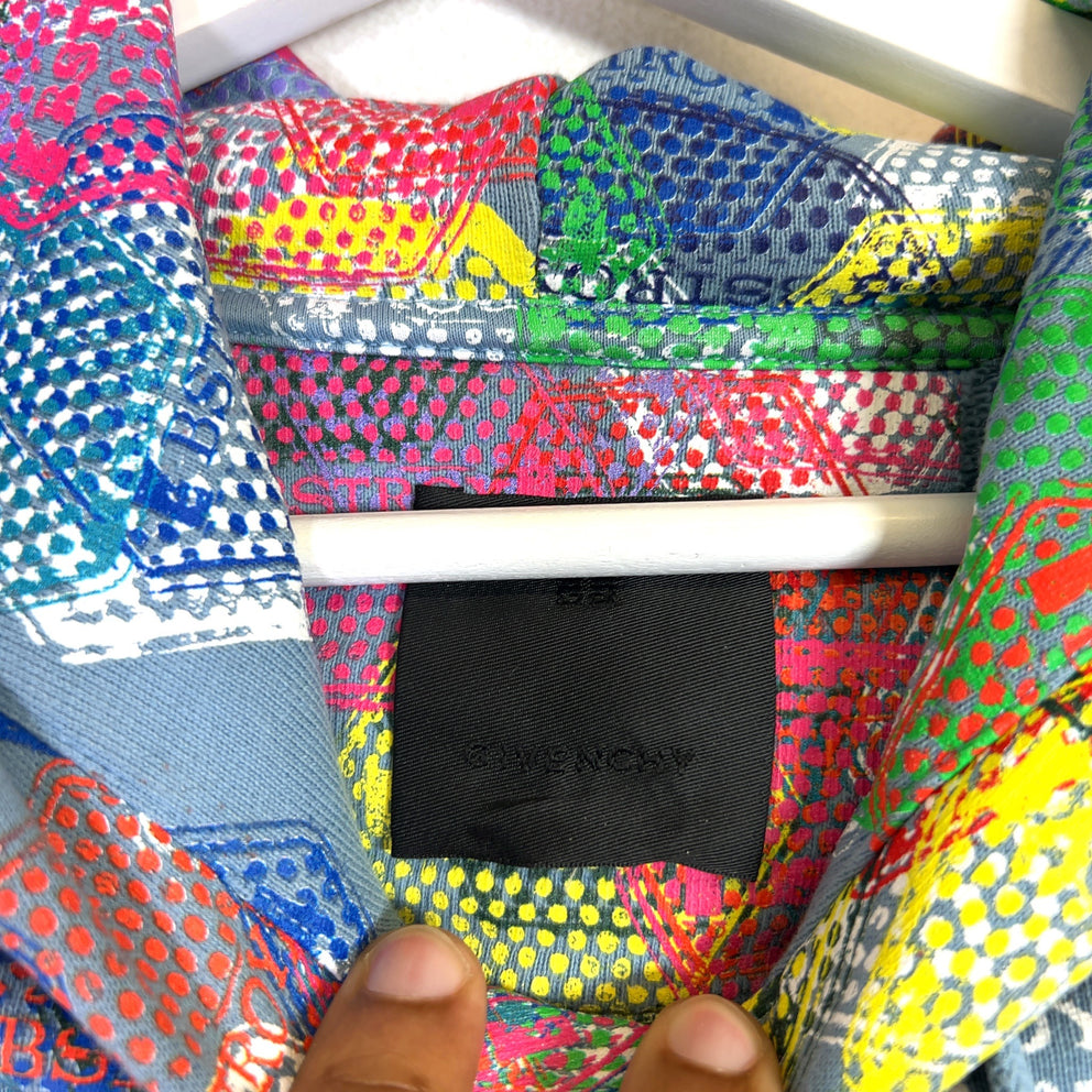 Givenchy x (B)Stroy Multicolor Honeycomb Logo Hoodie