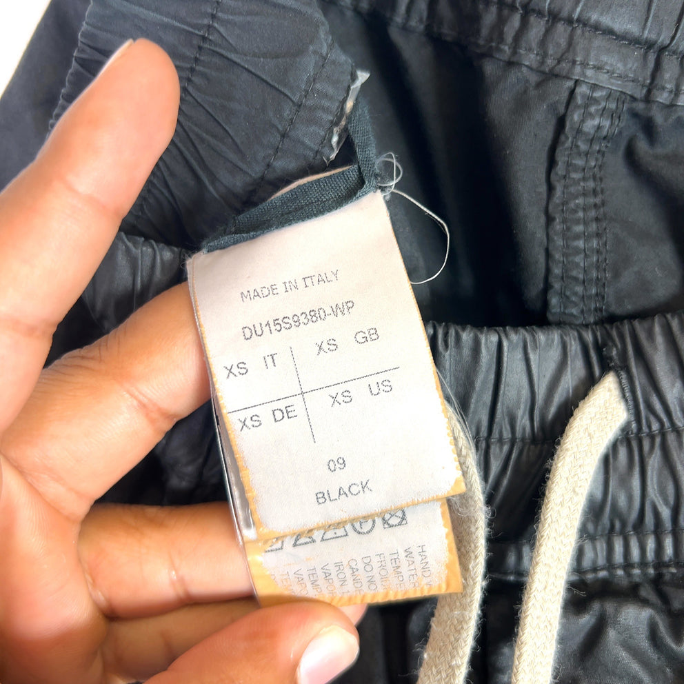 Rick Owens DRKSHDW SS15 Waxed Pod Shorts