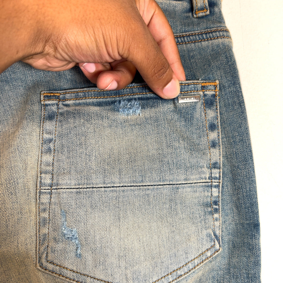 Amiri Clay Indigo Cherub Jeans