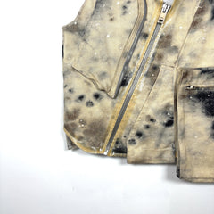 Diesel x A-Cold-Wall Tye-Dye Asymetrical Denim Cargo Vest