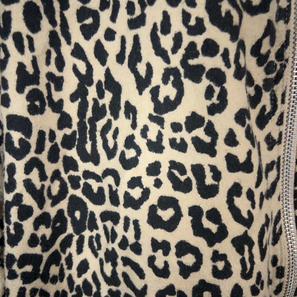 Supreme Leopard Zip-Up Work Light Jacket