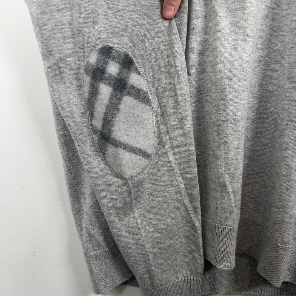 Burberry Cashmere Elbow Patch Sweater