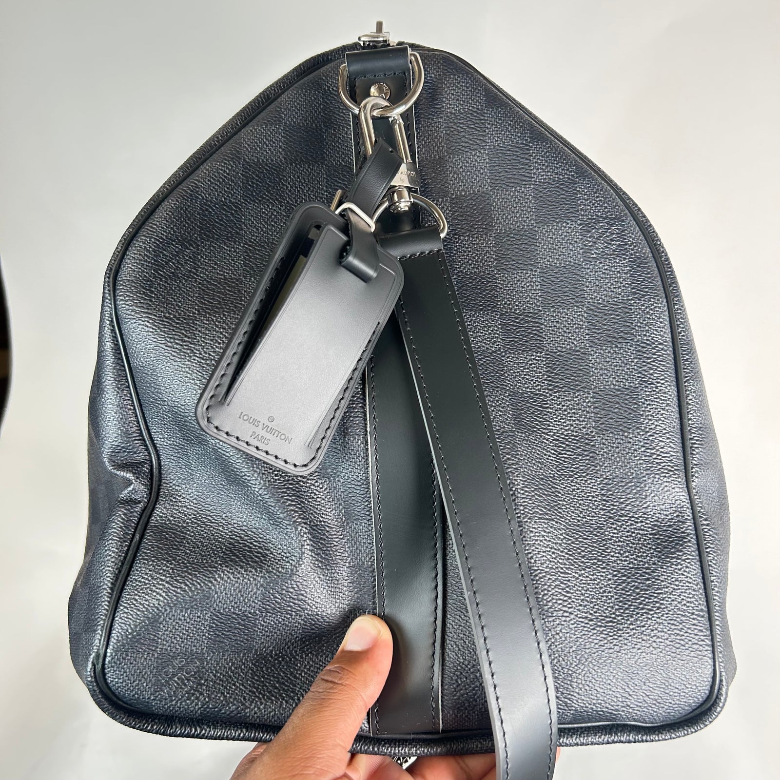 Louis Vuitton Damier Graphite Canvas Keepall Bandouliere 50