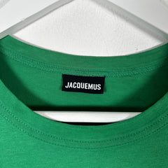 Jacquemus Green Cursive Logo T-Shirt Size M
