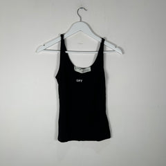 Off-White Black 'OFF' Tank-Top Size 40