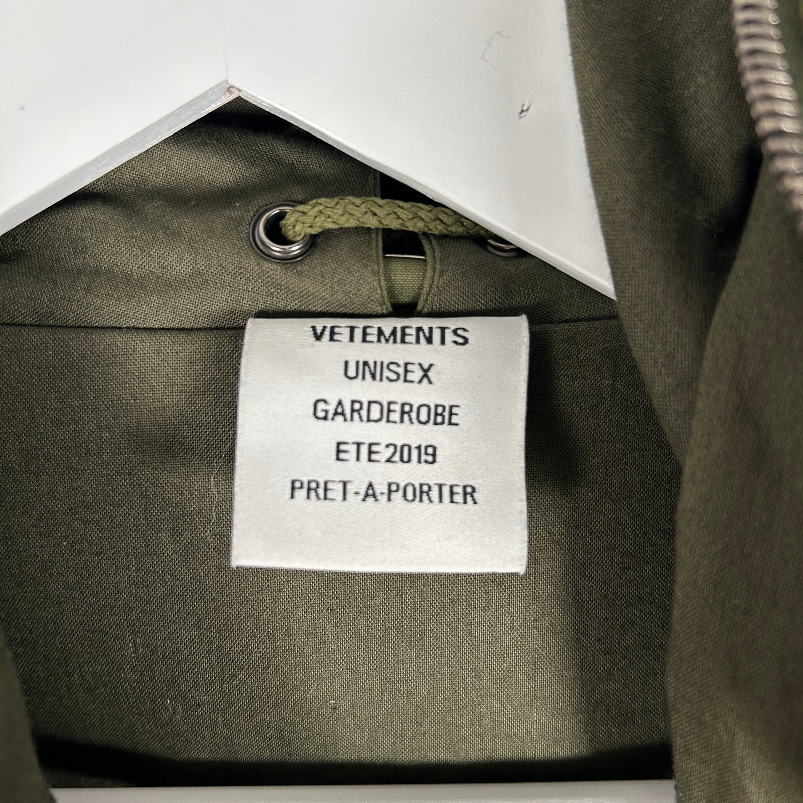 Vetements SS19 Georgian Military Gimp Parka Size S