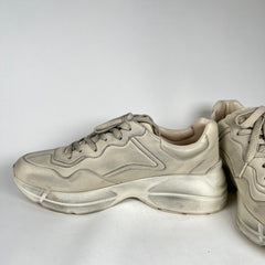 Gucci Rhyton Mouth Print Leather Sneaker Size 12