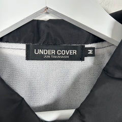 Undercover Black Logo Coach Jacket Size M
