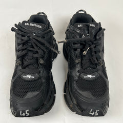 Balenciaga Triple Black Matte Runners Size 45