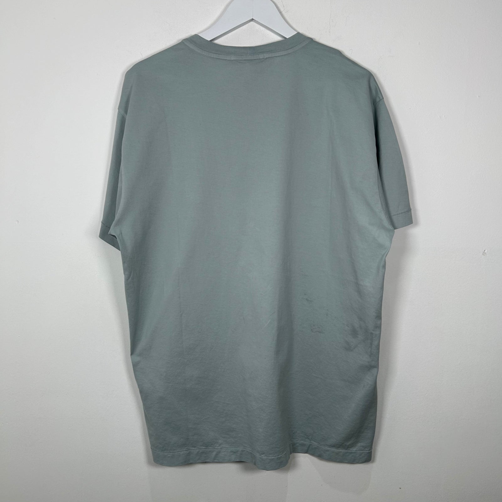 Stone Island Light Blue Logo T-Shirt Size XXL