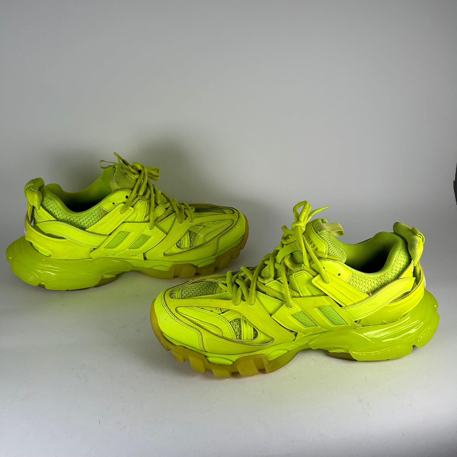 Balenciaga Tracks Neon Yellow Size 45