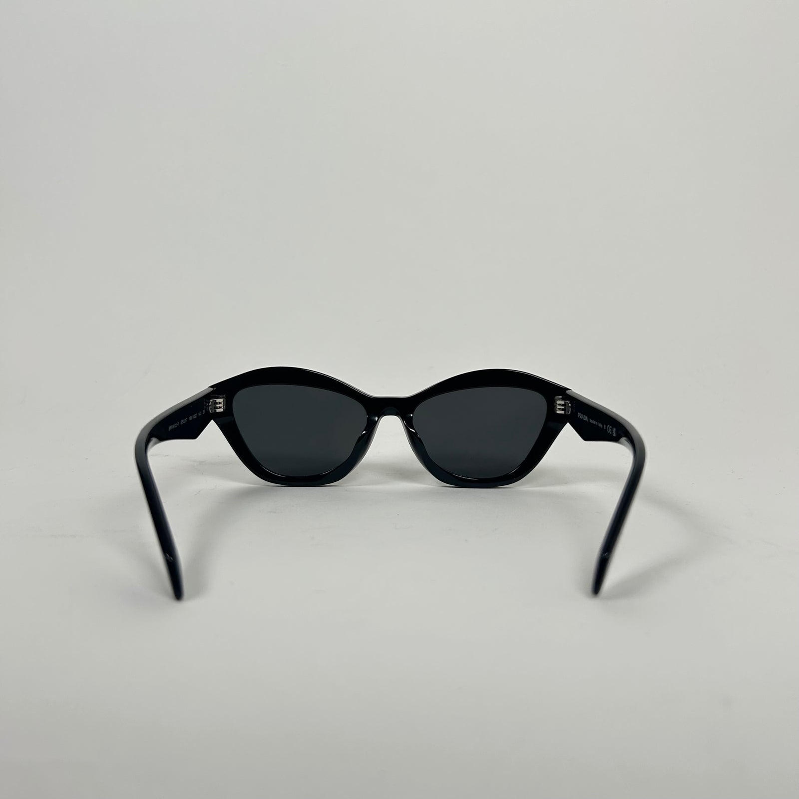 Prada Black Symbole Butterfly Logo Sunglasses