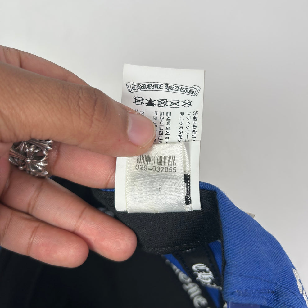 Chrome Hearts Blue Cross Patch CH Baseball Hat